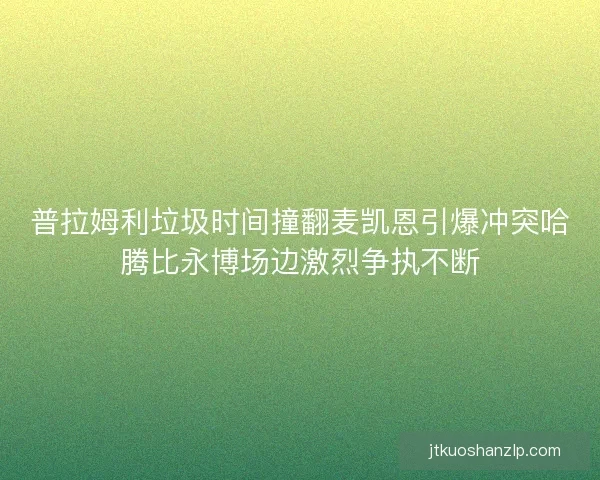 普拉姆利垃圾时间撞翻麦凯恩引爆冲突哈腾比永博场边激烈争执不断